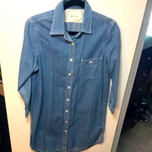 Paperdenim&cloth size S denim shirt dress